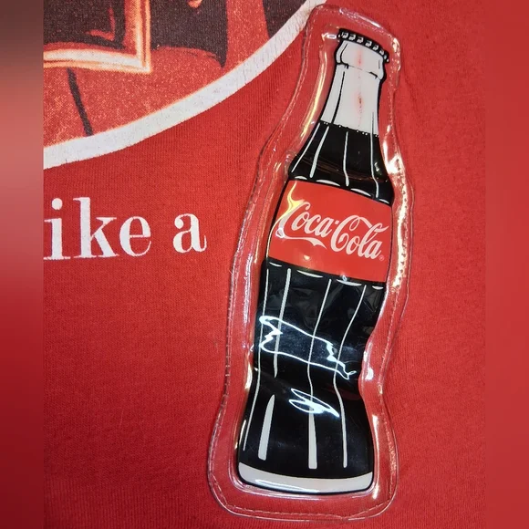 Coca Cola Red Men's T-Shirt Lights Up - Picture 3 of 4